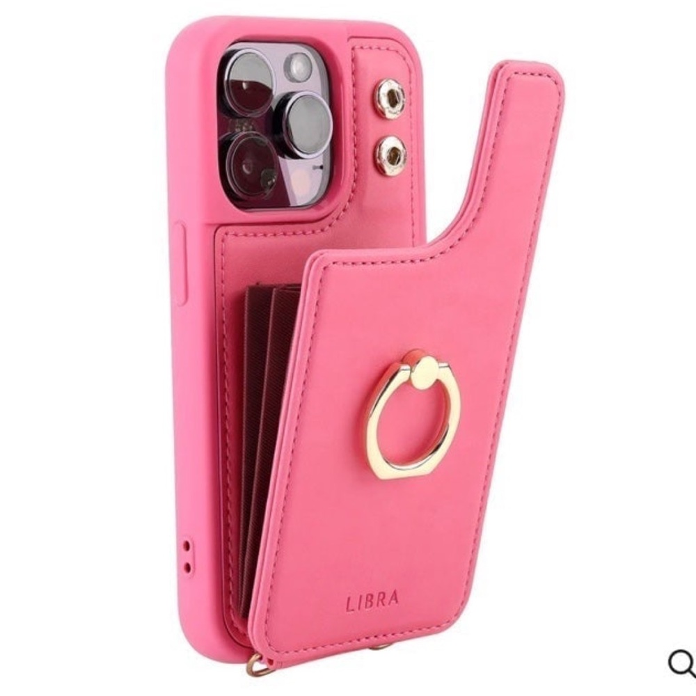 Libra Wallet Crossbody Phone Case for iPhone 14 Pro Max
